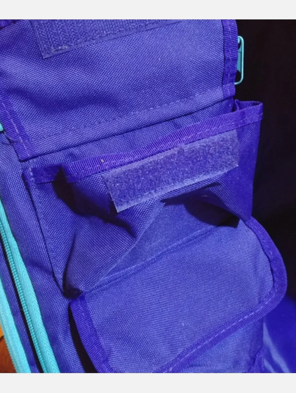 Purple Geometric Rolling Zuca Skate Bag